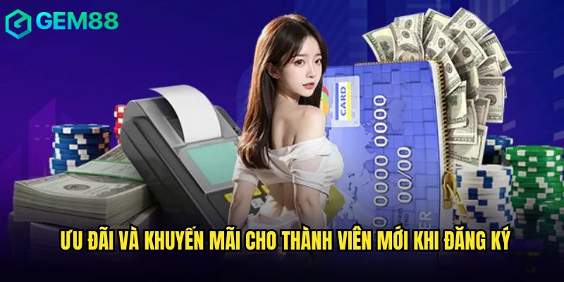 Ưu đãi và khuyến mãi cho thành viên mới khi đăng ký